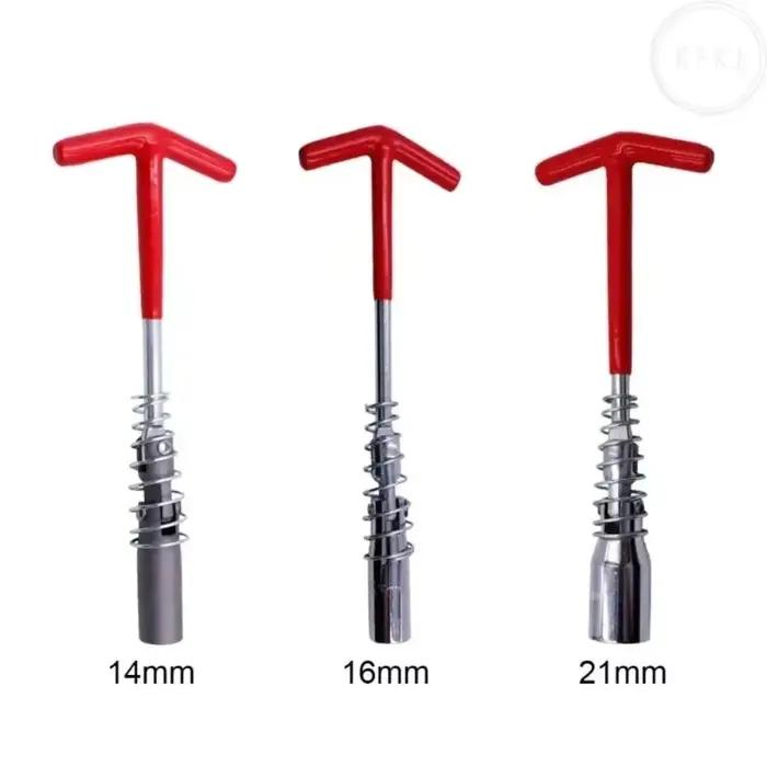 Clé à douille de retrait de bougie d'allumage, outil de réparation automobile, Rotation à 360 degrés, 14mm/16mm/21mm