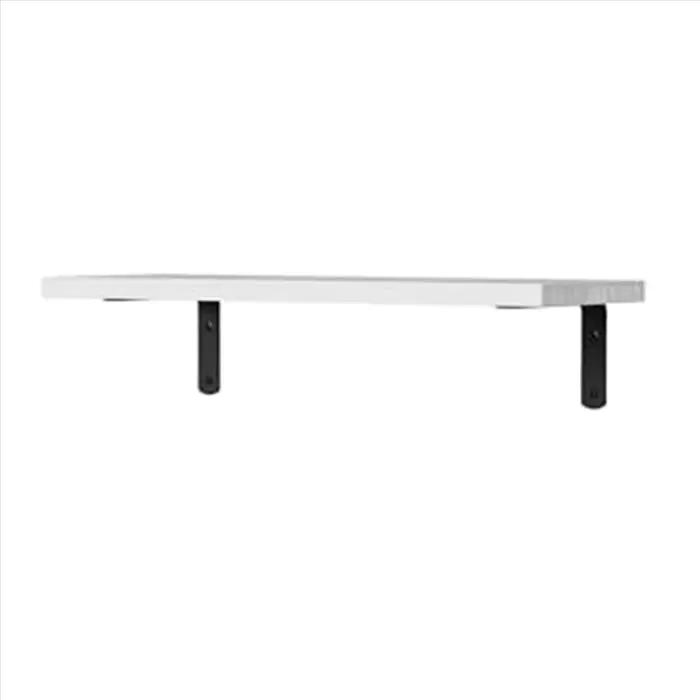 [CLOS] Étagères flottantes, étagères flottantes en bois pour décoration murale, étagère de salle de bain flottante murale pour rangement blanc