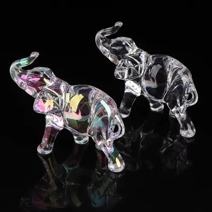 Statuette d'éléphant en cristal mignonne