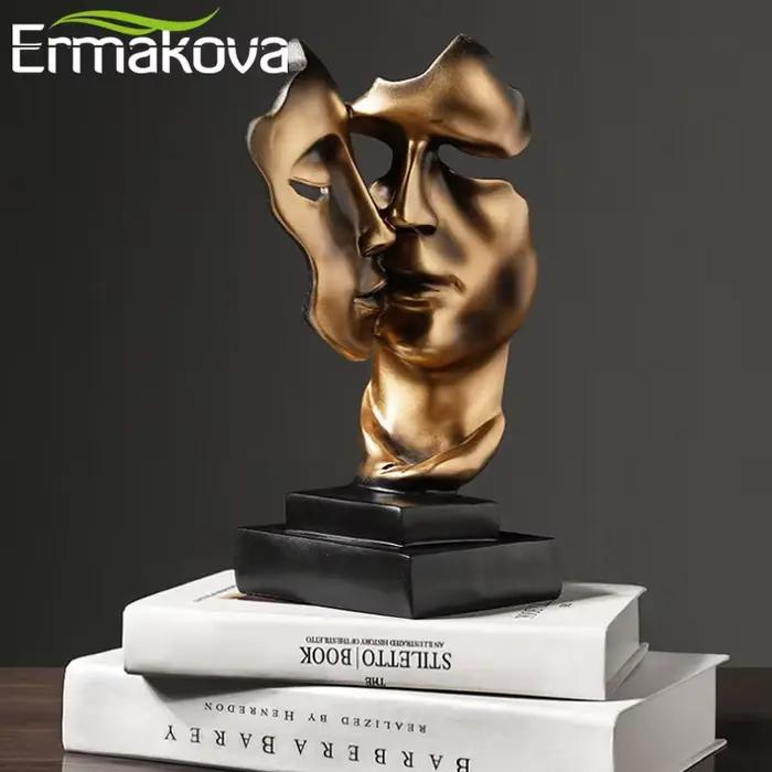 ERMAKOVA – Sculpture de visage humain en résine
