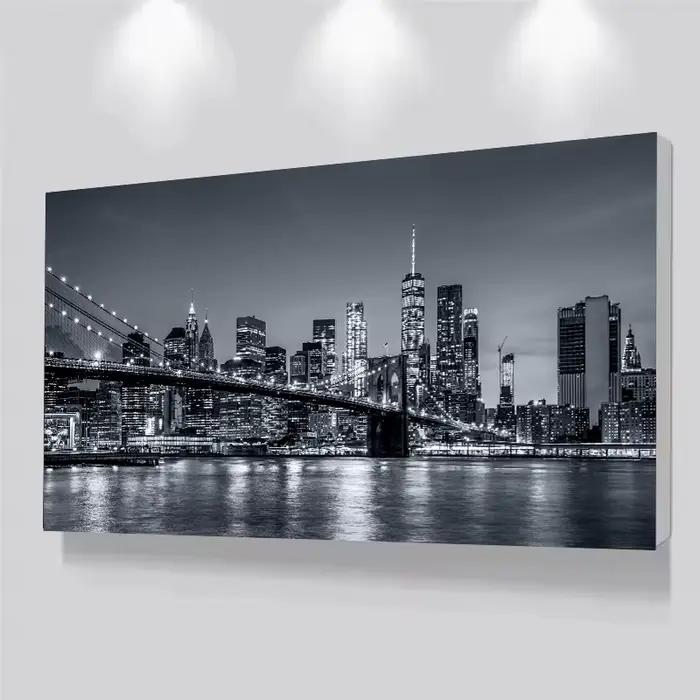 Impressions sur toile de paysage urbain Los Angeles New York Manhattan pour décoration murale moderne à offrir occasions spéciales