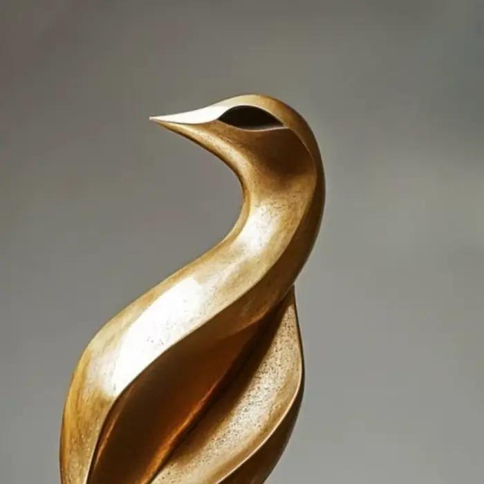 Sculpture en résine moderne abstraite architecture pour bureau et décoration de table occasion spéciale
