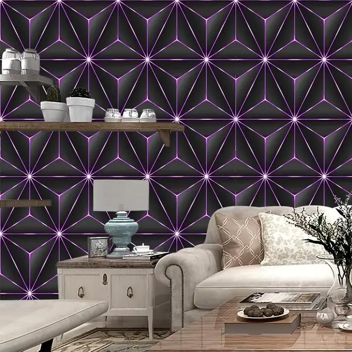 Papier peint 3D moderne auto-adhésif pour cuisine chambre salon études bureau commerce divertissement ménage résistant à l'eau moisissures feu occassions spéciales