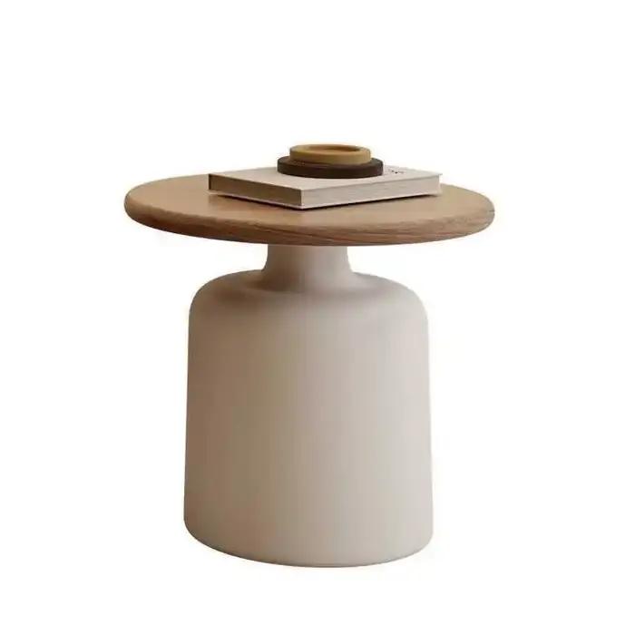 Table basse ronde en bois