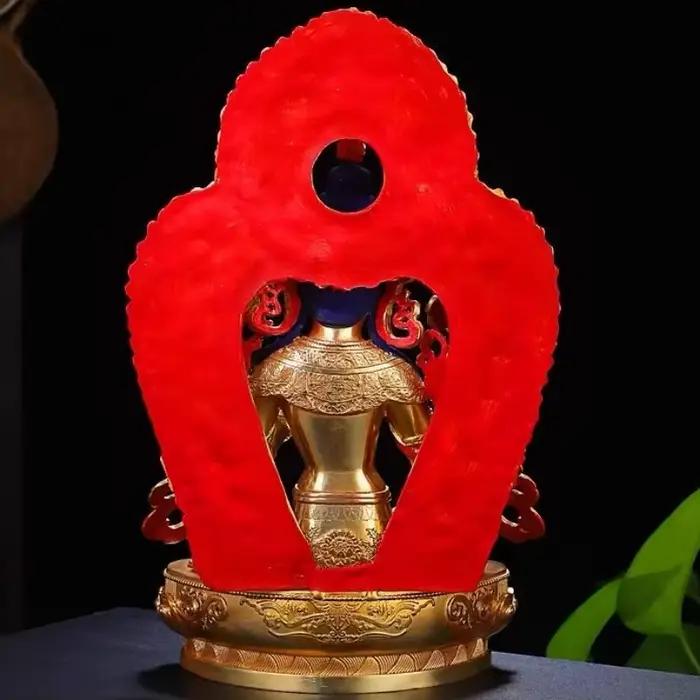 Statue de bouddha Tara vert