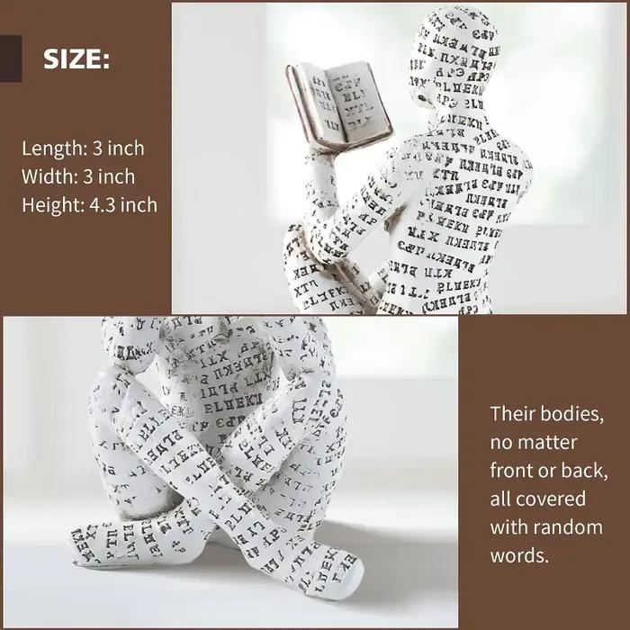 Statue de Pulp Reading Men Thinker