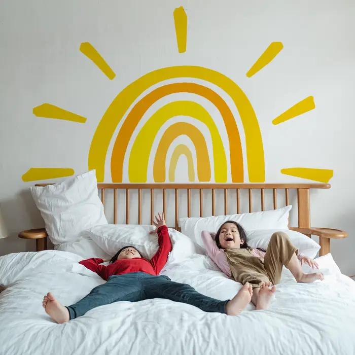 Boho Sun Stickers muraux