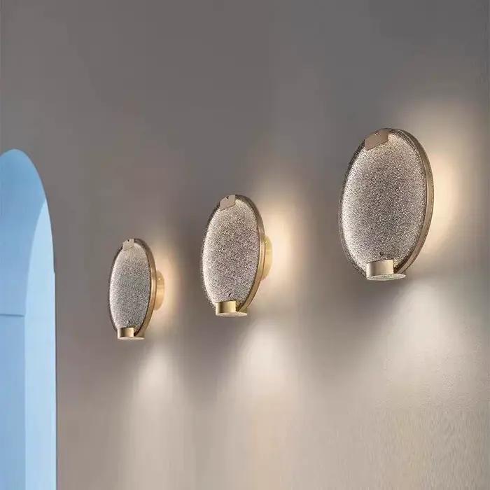 Scandi horo-Lampe LED Ronde en Verre et Métal localité, Luminaire Décoratif d'Nik, Disponible en Blanc et Rose, Idéal pour une Salle à Manger, une Cuisine ou un oral et