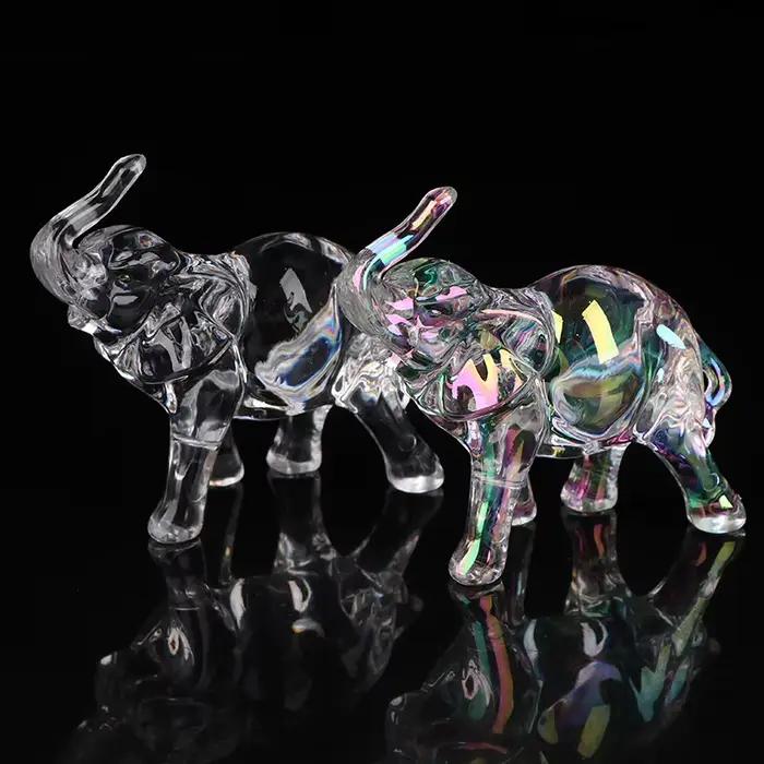 Statue d'éléphant en cristal mignon