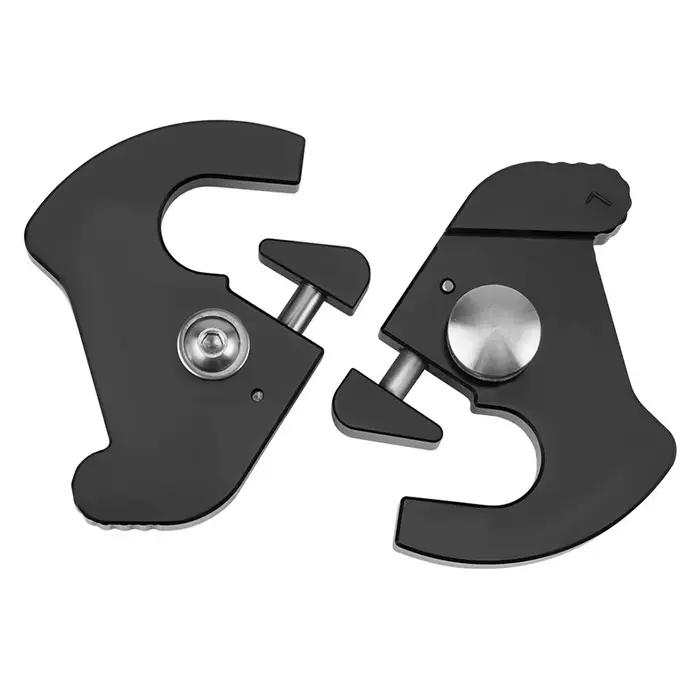 Kit de clips de loquet de support de montage de porte-bagages rotatif détachable noir pour Harley Touring Softail Sportster pour accessoire de moto