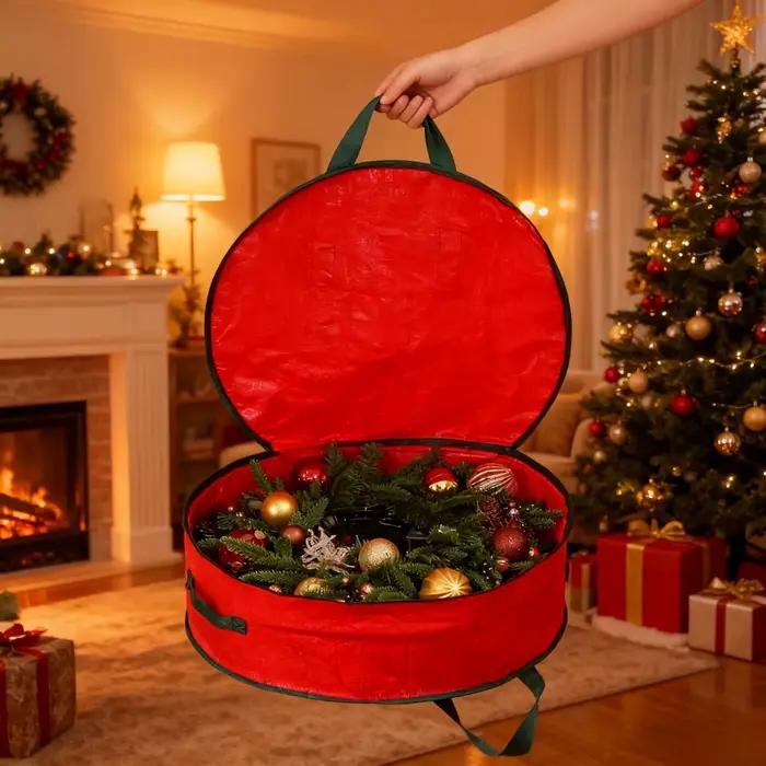 Sac de rangement de décorations de noël