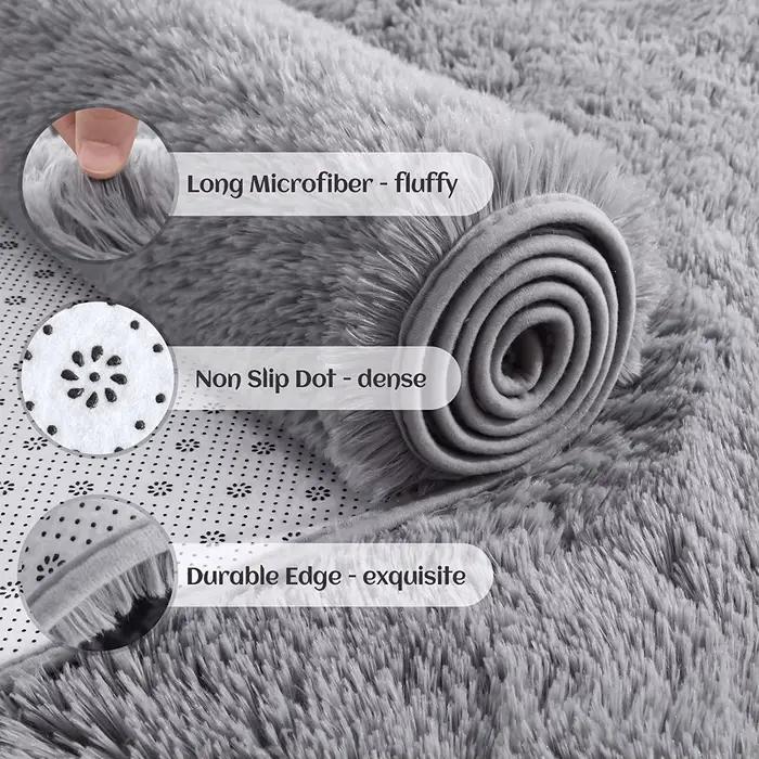 Tapis doux pour chambre à coucher
