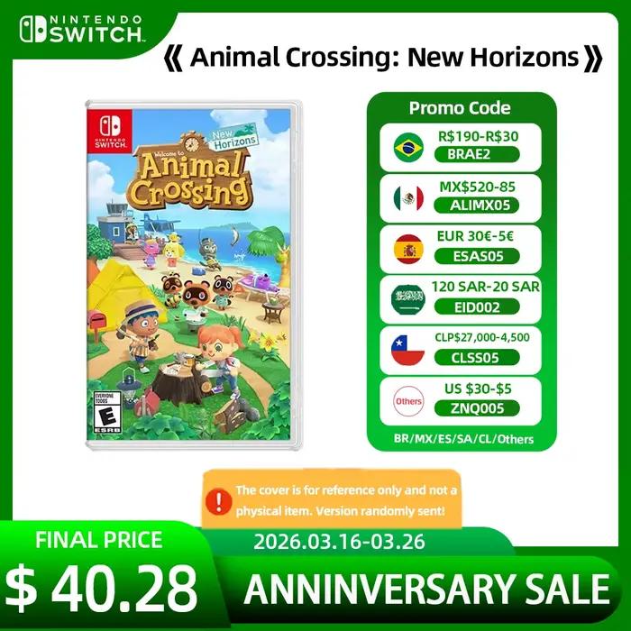 Animal Crossing New Horizons-cartouche de carte de jeu originale 100% officielle, carte physique d'aventure pour jeux Nintendo Switch ﻿