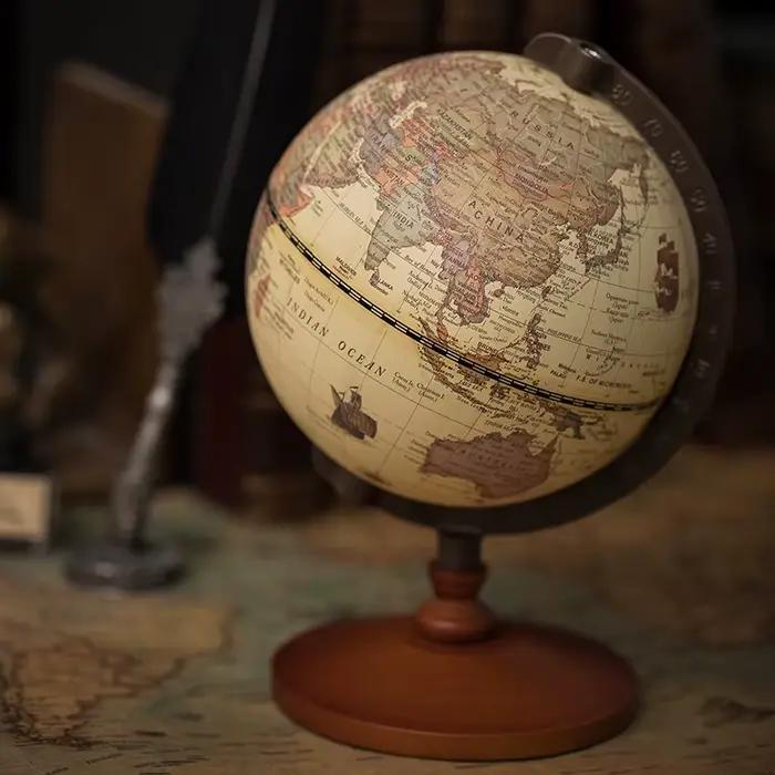 Globe terrestre vintage de 5 pouces