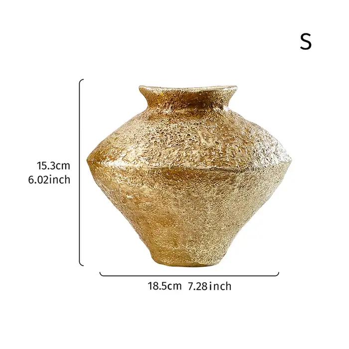 1 pièce, un vase décoratif rétro en terre cuite