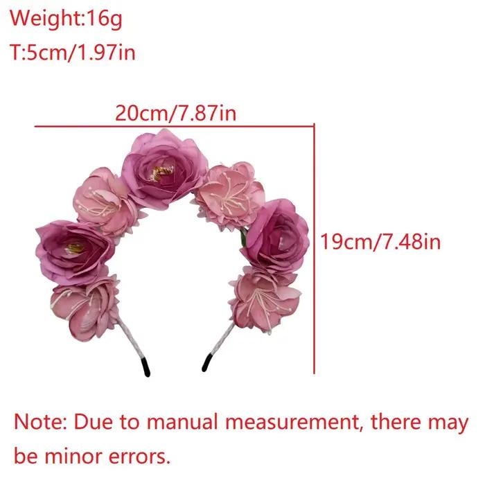 1PC Couronne de fleurs bohème