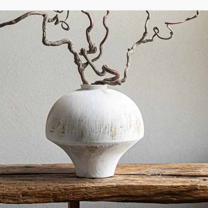 Vase en céramique fait main moderne pour décoration intérieure et arrangements floraux élégants occasions spéciales