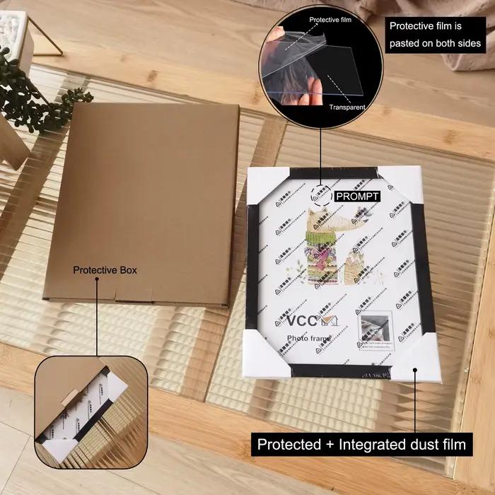 Cadre photo en bois pour mur
