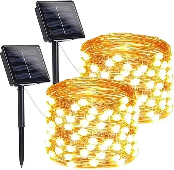 Bricolage lumière LED solaire guirlande extérieure lampe à LED