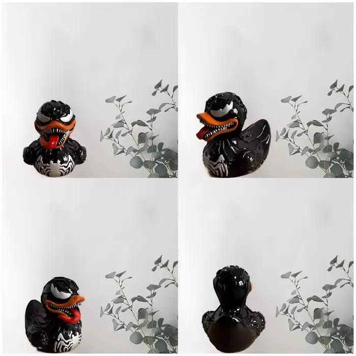 Statue de canard extraterrestre en résine