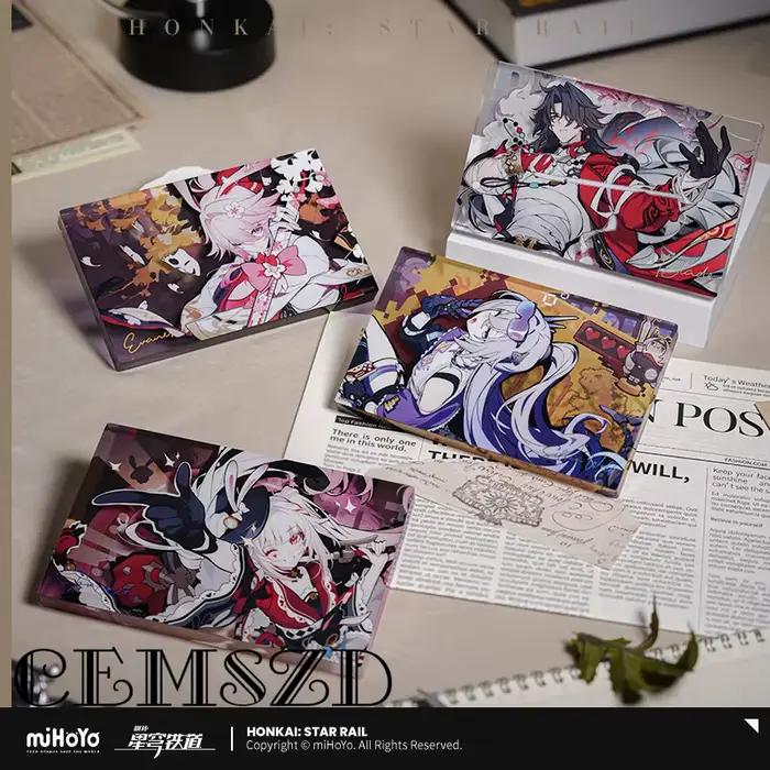 [Authentique] miHoYo Game Honkai Star Rail Silver Wolf Sparxie Bland Cosplay Ornements en acrylique Accessoires et accessoires de dessin animé