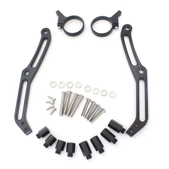 Support de montage de réservoir d'amortisseur à distance, accessoire de moto, Pack Tour pour Harley Road King Electra Glide CVO FLTR FLHTK 2014 – 2023