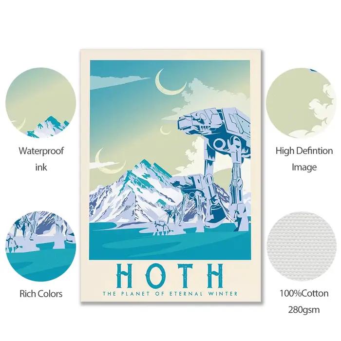 Affiches modernes de planète étoile