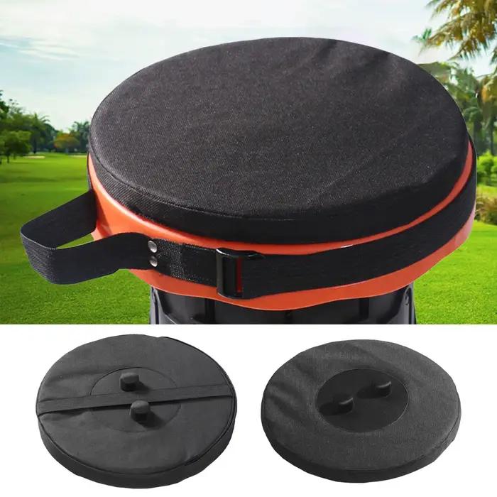 Coussin de tabouret télescopique, coussin de siège pliable rond et épais, confortable avec mousse à mémoire de forme, antidérapant pour tabouret de camping