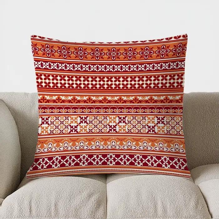 Housse de coussin décorative à motif Vintage