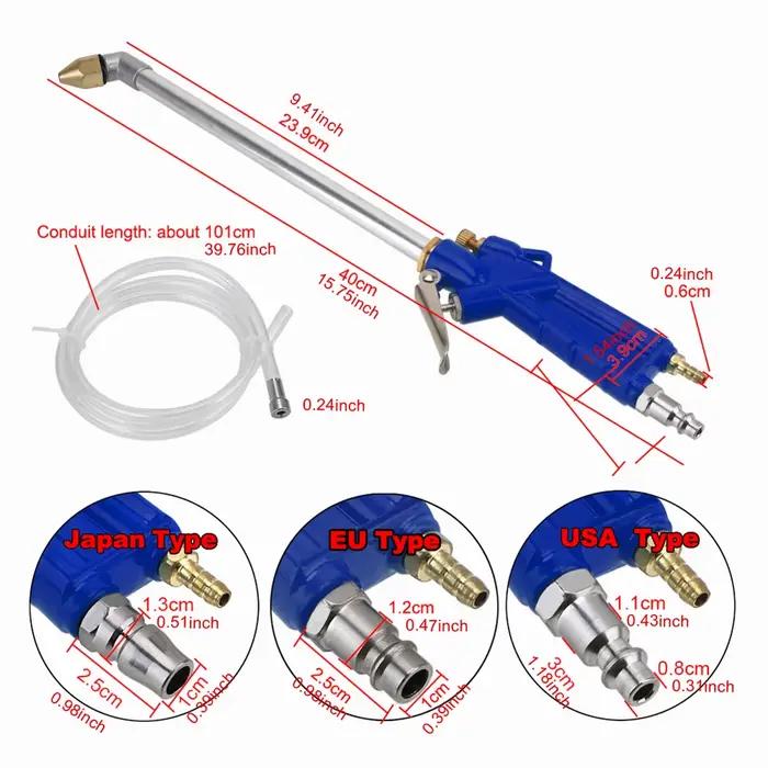 Outils de nettoyage pneumatiques, buses de lavage de voiture, pistolet à haute pression, tuyau de lavage, arrosage de jardin, lavage de véhicules, accessoires de nettoyage d'huile