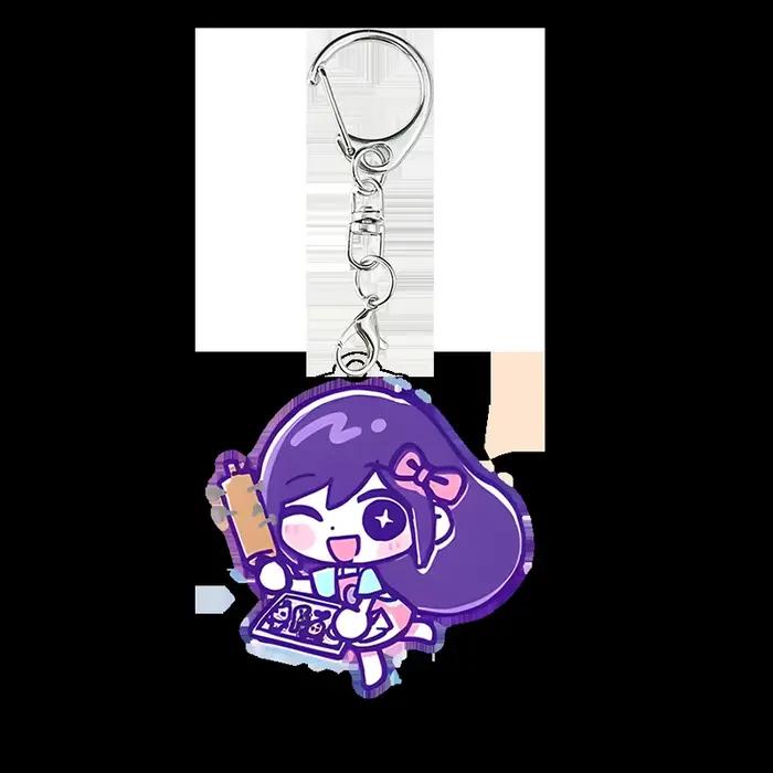 Porte-clés en acrylique OMORI Aubrey Basil Kel, breloques pour sacs à dos, accessoires de décoration de sac, pendentif de dessin animé, cadeau de festival