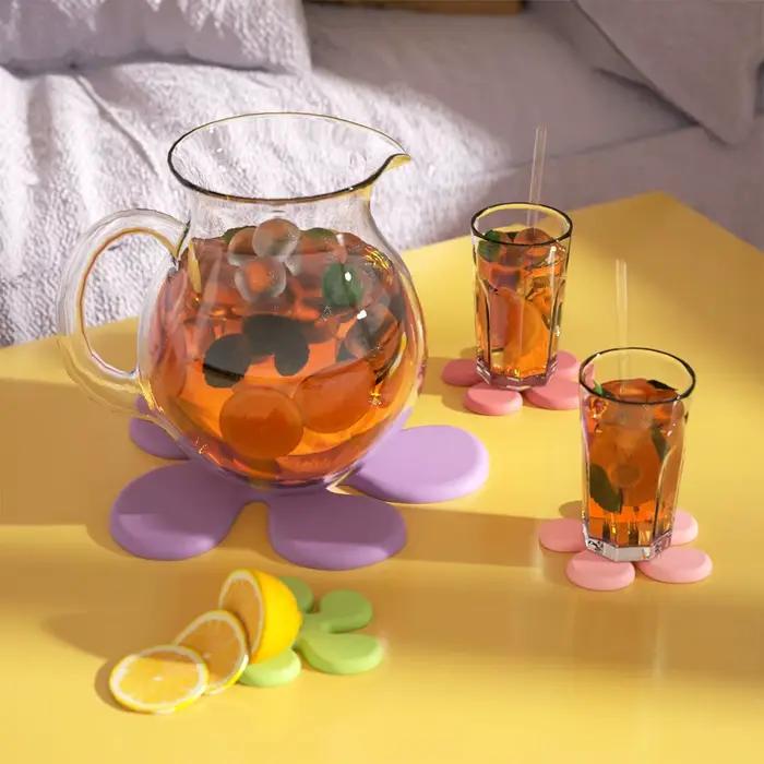 Jesmonite – moule de dessous de verre en Silicone