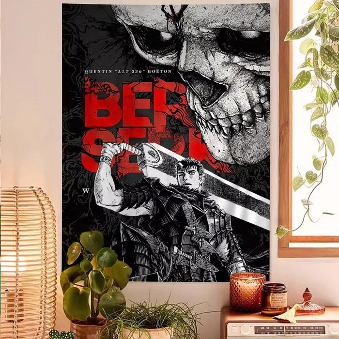 Tapisserie murale japonaise Berserk DIY