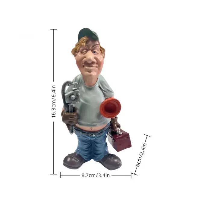 Statuette de plombier vintage