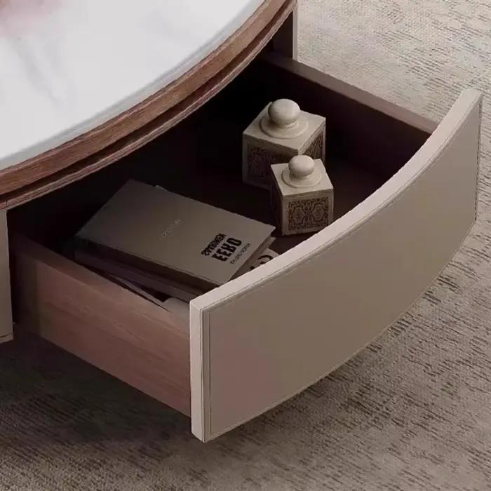 Table basse design Unique de luxe irrégulière Premium Tables basses nordiques pieds relié Mobili Per La Casa meubles de maison