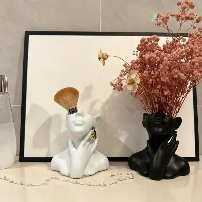Vases à fleurs en plastique pour décorations