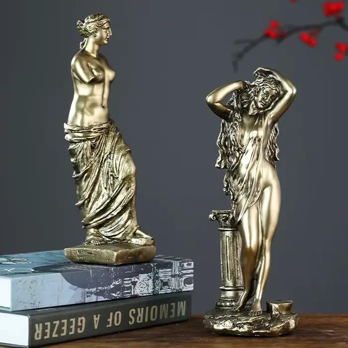 Statue de Vénus en résine, figurine de la mythologie grecque, sculpture de la déesse Aphrodite, décorations d'art nordique pour la maison, accessoires de croquis pour salle d'art
