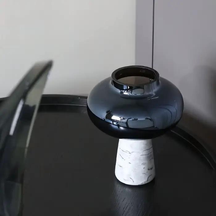 Vase en verre marbré pour la décoration de la maison
