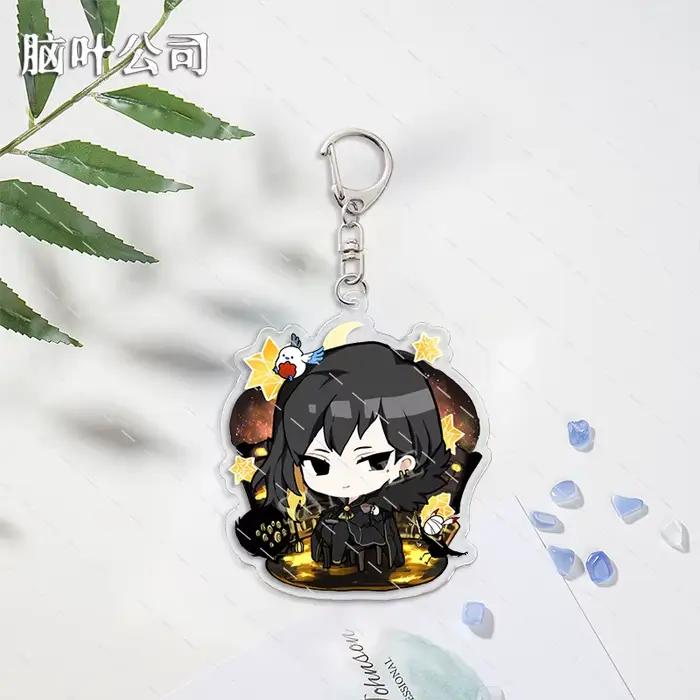 1 ensemble de porte-clés en acrylique Lobotomy Corporation, breloque pendentif personnage de jeu, accessoire de sac à dos pour les fans du jeu Lobotomy Corporation