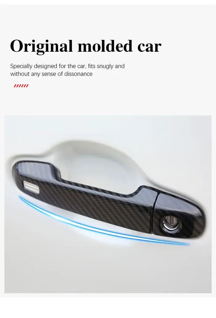 Couvercle de poignée de porte de voiture, accessoires de protection contre les rayures extérieures, pour Renault Clio 5 2023 V Lutecia BF 2019 ~ 2024