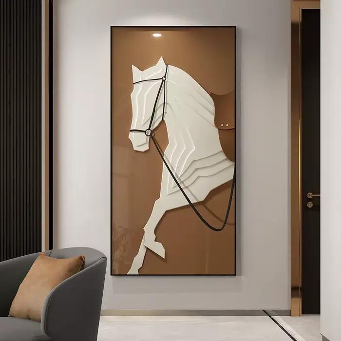 Affiches et impressions sur toile de chevaux de luxe modernes