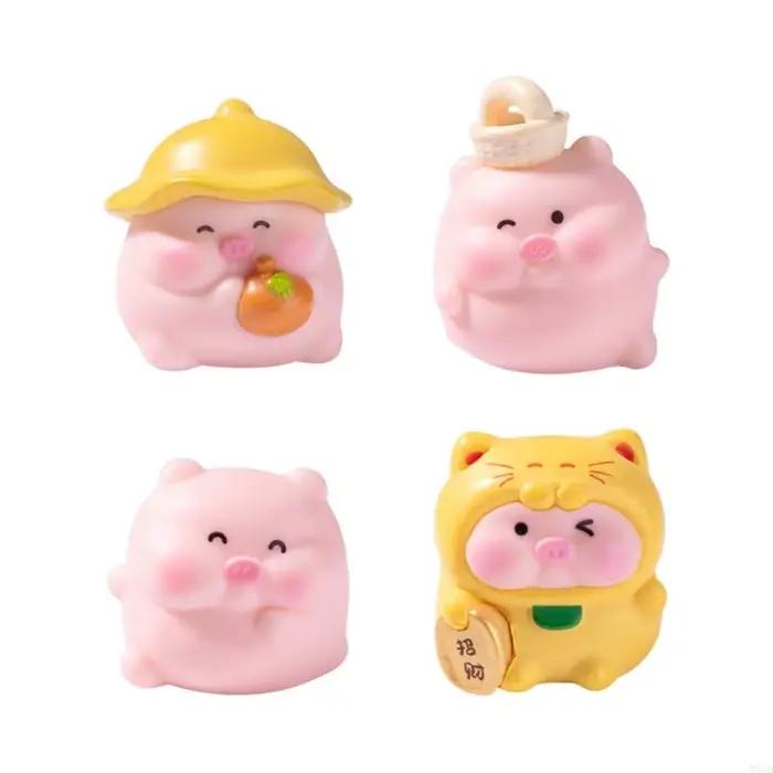 Statue petit cochon, symbole prospérité