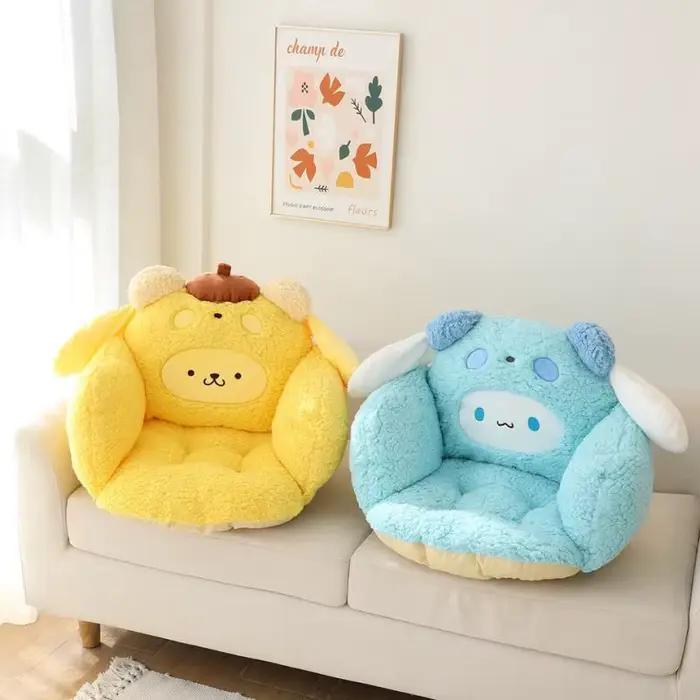 Coussin de chaise en peluche Sanrio avec support pour le dos et les bras