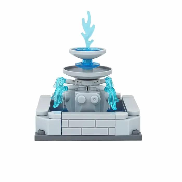 Fontaine d'eau, statue