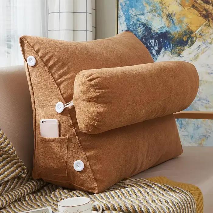 Lit coussin triangulaire chaise de chevet