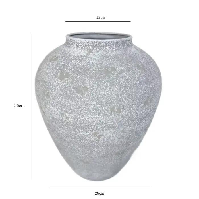 Grand vase de style Wabi-Sabi japonais