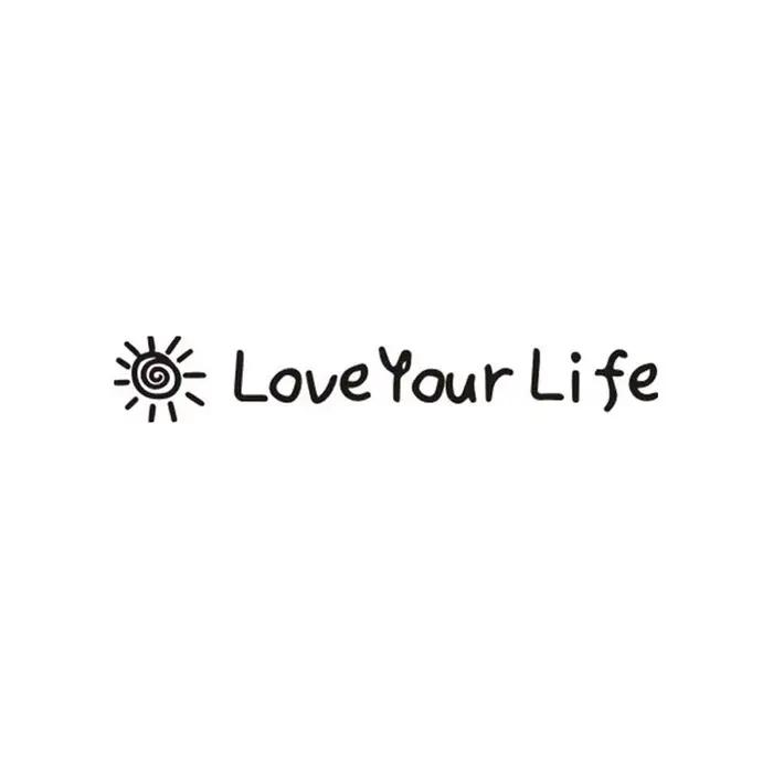 Autocollant Mural inspirant Love Your Life