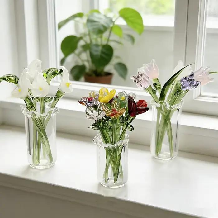Sculpture florale artisanale