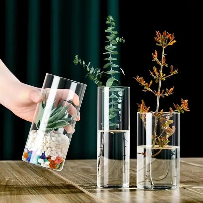 Cougie bougie en verre contemporain Vase