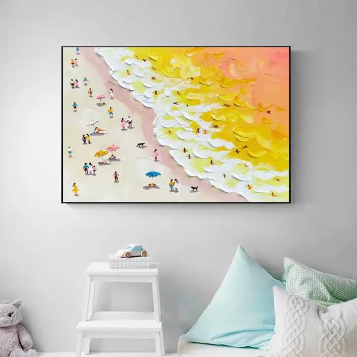 1 pièce, Peinture abstraite sans cadre Werner Bronkhorst